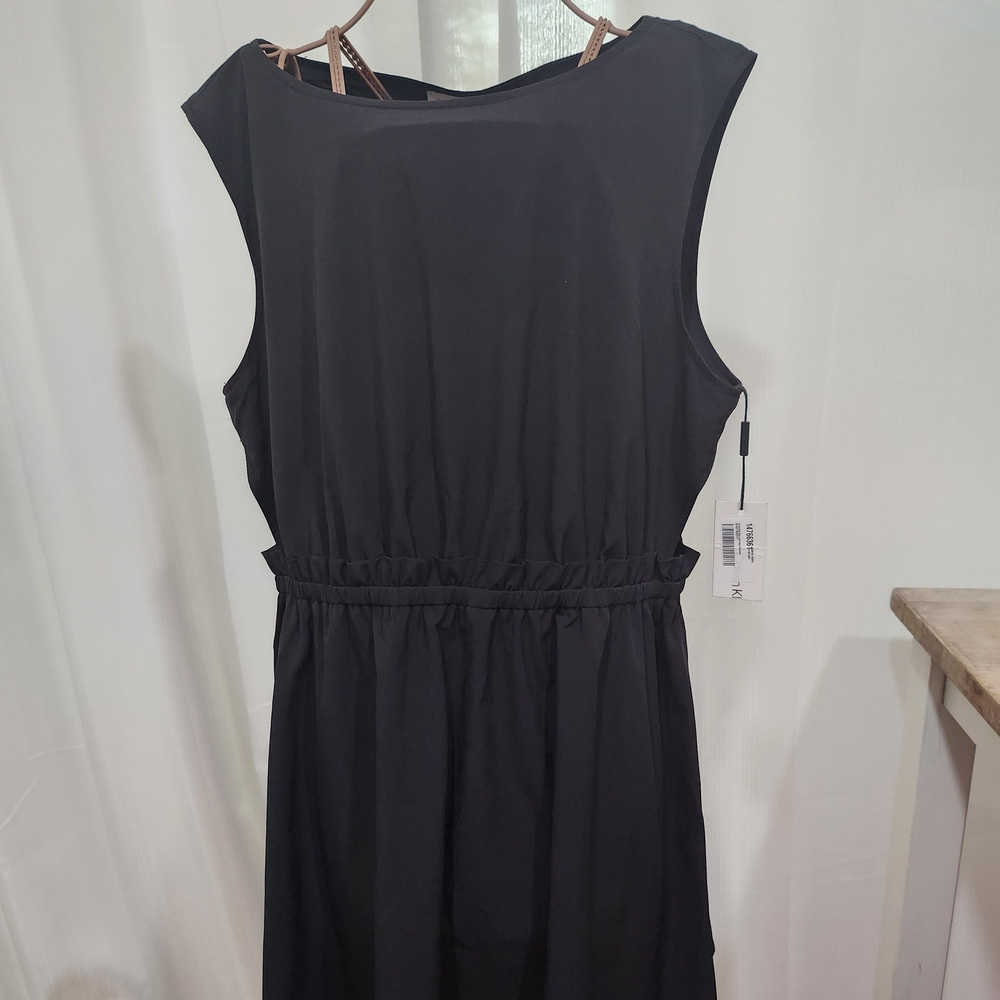 Calvin Klein Black Midi Dress
